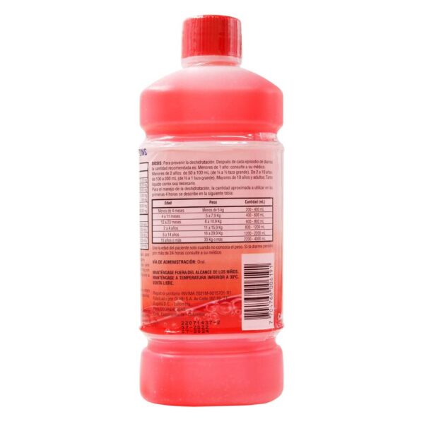 Suero Oral Hidrasol 60 Con Zinc Fresa 500 Ml - Imagen 3