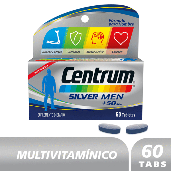 Centrum Silver Men 60 Tabletas - Corazón - Reumatología