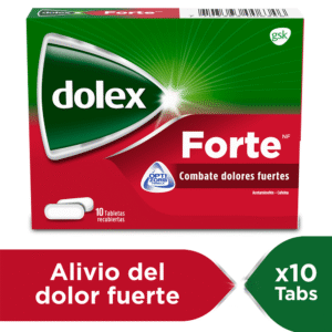 Dolex Forte 500 Mg 10 Tabletas | Dolor Intenso