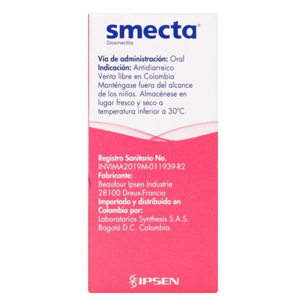 Smecta Antidiarreicos Fresa 10 Sobres - Imagen 3