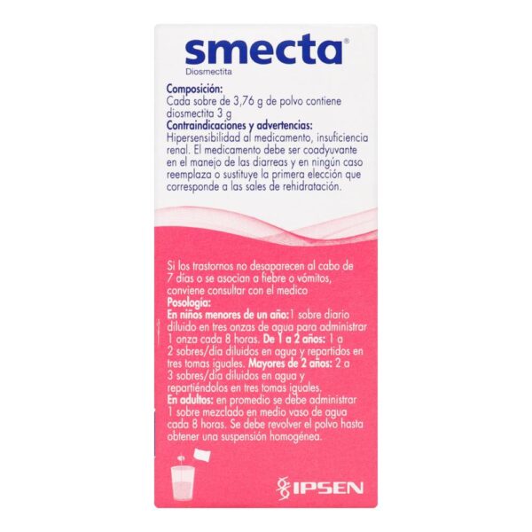 Smecta Antidiarreicos Fresa 10 Sobres - Imagen 4