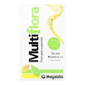 Multiflora Probiotic 6 Sobres Mejora Flora Intestinal