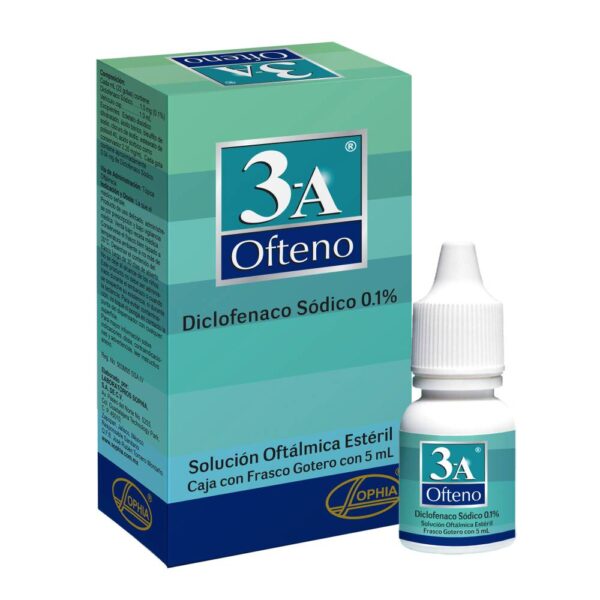 Diclofenaco Oftálmico 3-a Ofteno 5 Ml