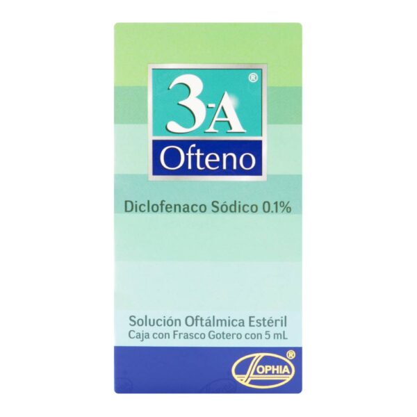 Diclofenaco Oftálmico 3-a Ofteno 5 Ml - Imagen 2