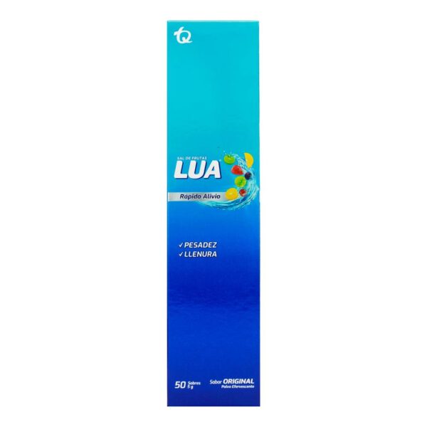 Sal De Frutas Lua Original 50 Sobres - Alivio De La Pesadez - Imagen 2