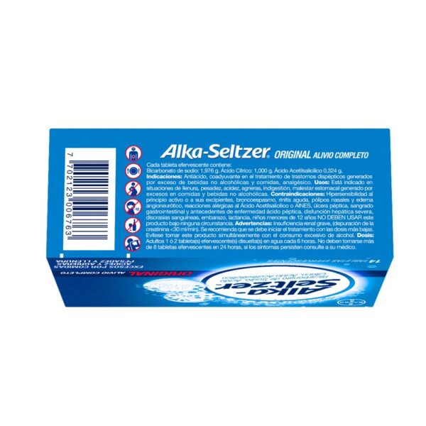 Alka Seltzer 14 Tabletas - Imagen 3