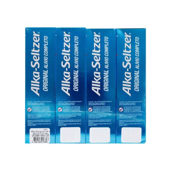 Alka Seltzer Original 60 Tabletas X 4 Cajas