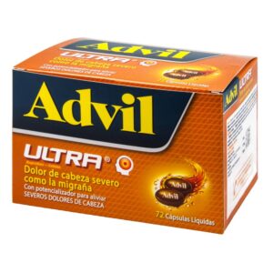 Advil Ultra 72 Cápsulas Blandas Dolor de Cabeza Severo