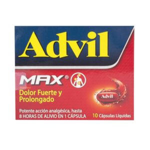 Advil Max 10 Cápsulas Blandas Dolor Severo