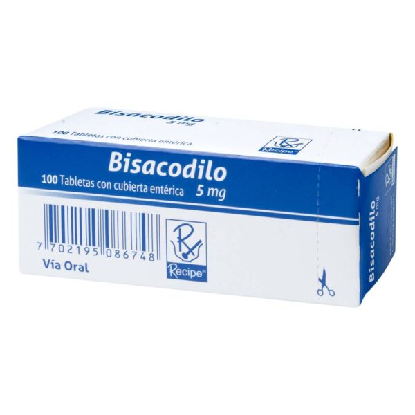 Bisacodilo 5 Mg 100 Tabletas Bussie