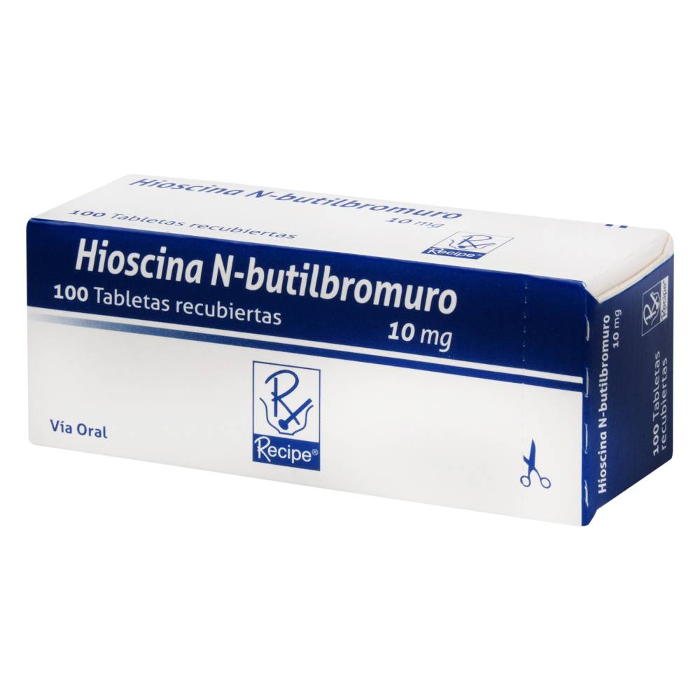 Hioscina N-butilbromuro 10 Mg 100 Tabletas Bussie Cólicos - Imagen 2