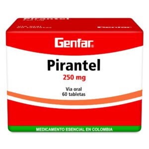 Pirantel Genfar 250 Mg 60 Tabletas
