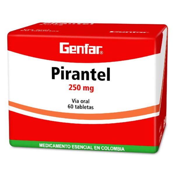 Pirantel Genfar 250 Mg 60 Tabletas - Imagen 2