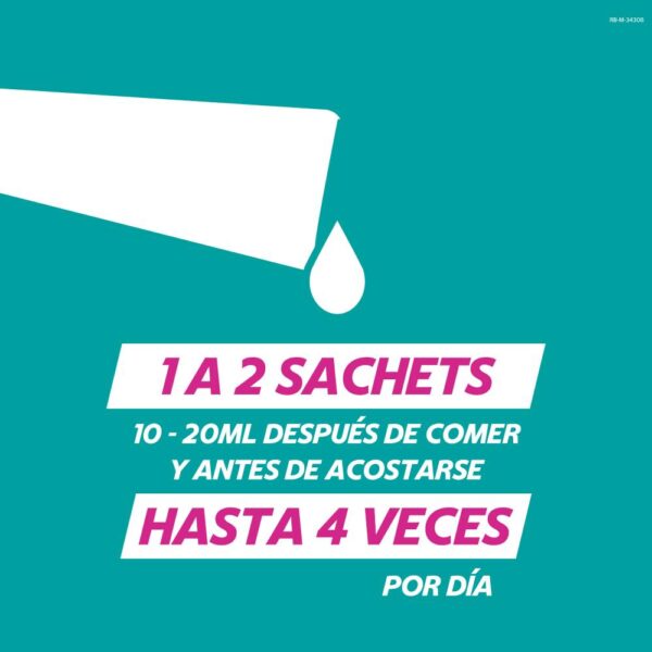 Gaviscon Doble Acción 12 Sobres - Antiácido En Sachets - Imagen 2