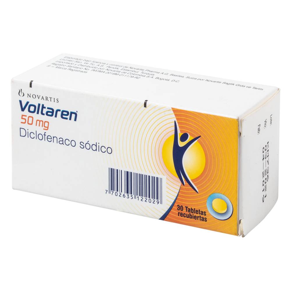 Voltaren 50 Mg 3 Blister 10 Tabletas - Imagen 2