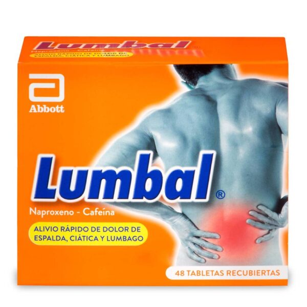 Lumbal 48 Tabletas Naproxeno + Cafeina