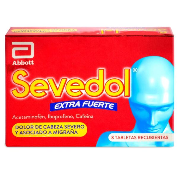 Sevedol Extra Fuerte 8 Tabletas