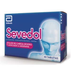 Sevedol 60 Tabletas Dolor De Cabeza Severo Y Migraña