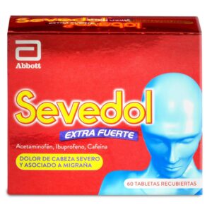 Sevedol Extra Fuerte 60 Tabletas Migraña Y Dolor Severo