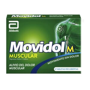 Movidol M Muscular 8 Tabletas Alivio Del Dolor Muscular