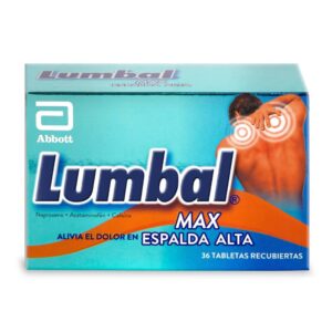 Lumbal Max 36 Tabletas Alivia El Dolor En Espalda Alta