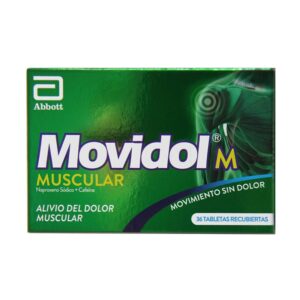 Movidol M Muscular 36 Tabletas Alivio Del Dolor Muscular