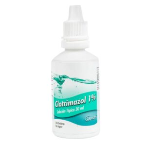 CLOTRIMAZOL 1% Solución 30 ML ANTIMICÓTICO TÓPICO EFICAZ