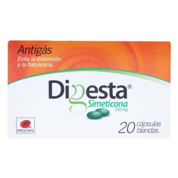 Simeticona Tabletas Digesta 250 Mg