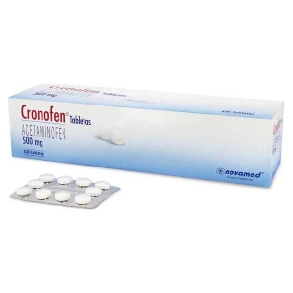Cronofen Acetaminofen 400 Tabletas 500 Mg