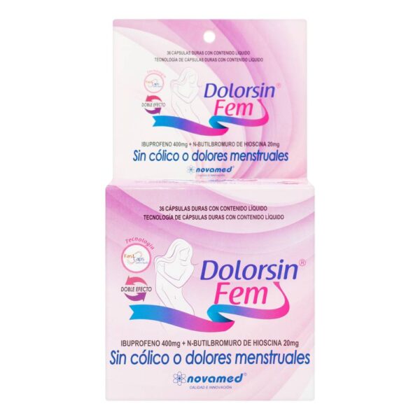 Dolorsin Fem Hiosina+ibuprofeno 36 Cápsulas