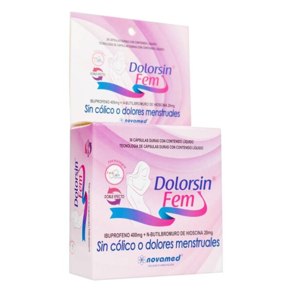Dolorsin Fem Hiosina+ibuprofeno 36 Cápsulas - Imagen 2