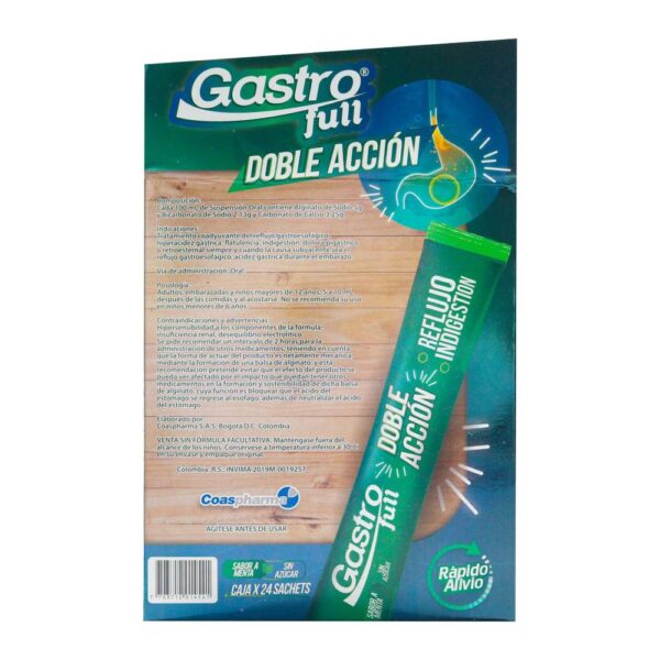 Gastrofull Doble Acción 24 Sachets 10 Ml - Imagen 3