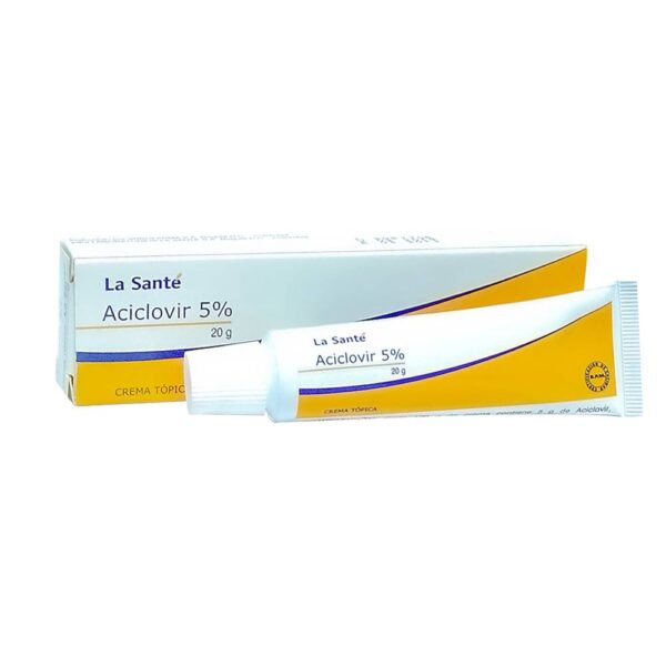 Aciclovir En Crema Topica 5% 20 G Lasante