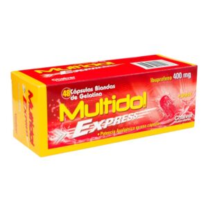 Multidol Ibuprofeno 400 Mg 48 Capsulas Blandas