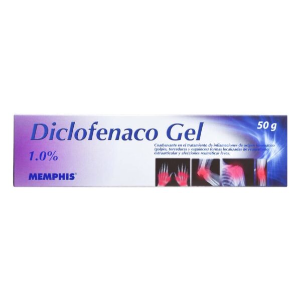 Diclofenaco Tópico Gel 50 G Memphis - Imagen 2