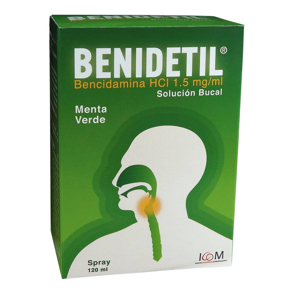 Benidetil Spray Menta 120 Ml Bencidamina