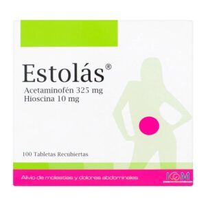 Estolas Hioscina Compuesta + Acetaminofen 100 Tabletas