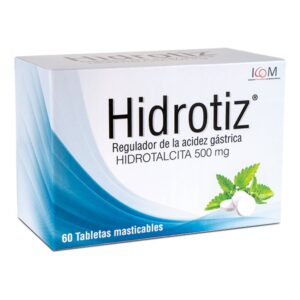 Hidrotalcita 500 Mg Hidrotiz 60 Tabletas