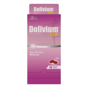 Dolivium Fem Mg 48 Cápsulas Control De Cólicos Menstruales