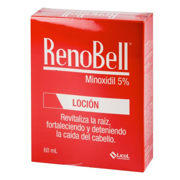 Minoxidil Renobell 5% 60ml Fortalece Raíz Capilar