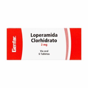 Loperamida 2 Mg 6 Tabletas Genfar