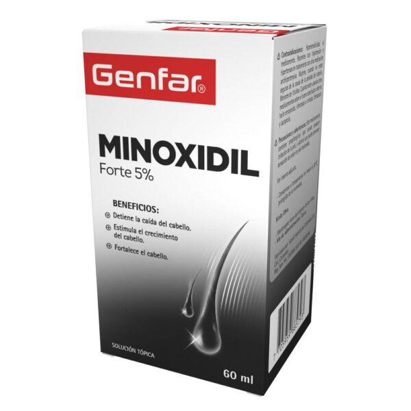 Minoxidil Genfar 5% 60 Ml – Estimula Crecimiento Capilar - Imagen 2
