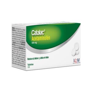 Catalac 500 Mg Acetaminofén 100 Tabletas