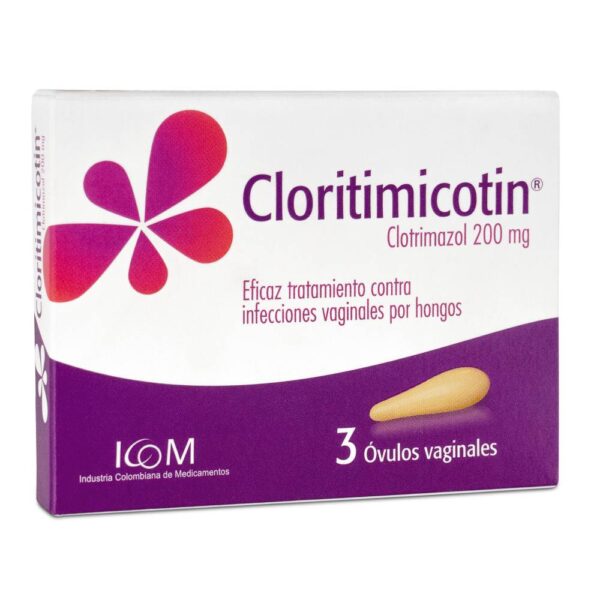 Clotrimazol 3 Ovulos Vaginales Cloritimicotin