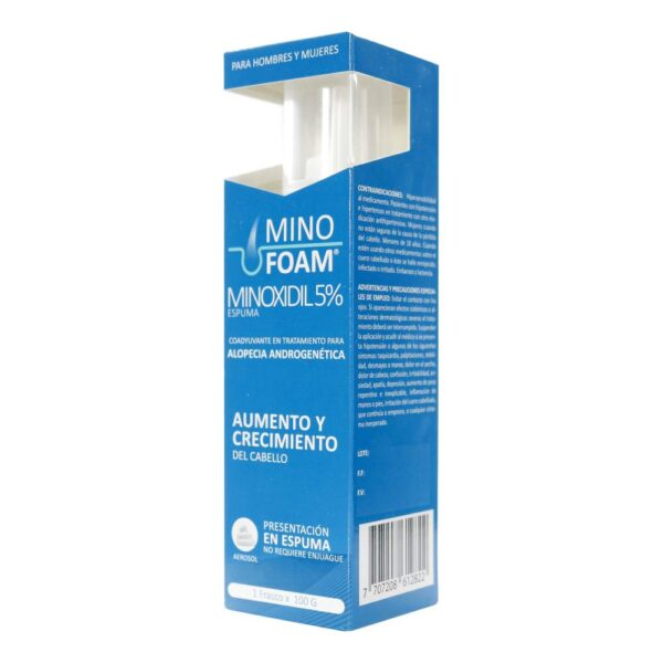 Minoxidil 5% Mino Foam Espuma 100 Gr para Alopecia - Imagen 2