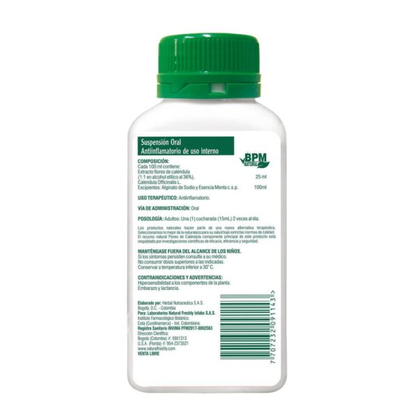 Finacit Reflujo Caléndula 360 Ml Nf - Imagen 2