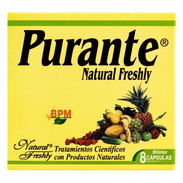 Purante Natural 8 Cápsulas Freshly