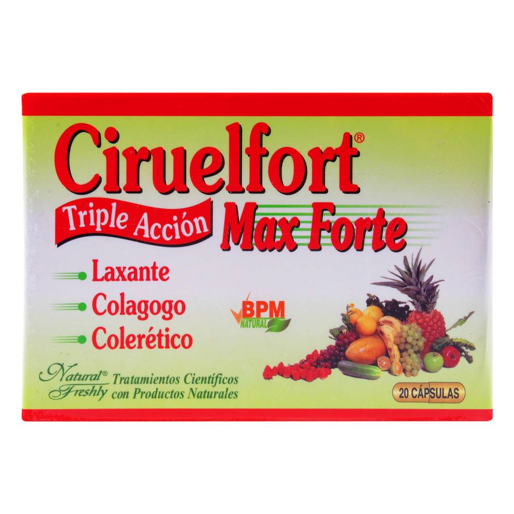 Ciruelfort Max Forte 20 Cápsulas Nf