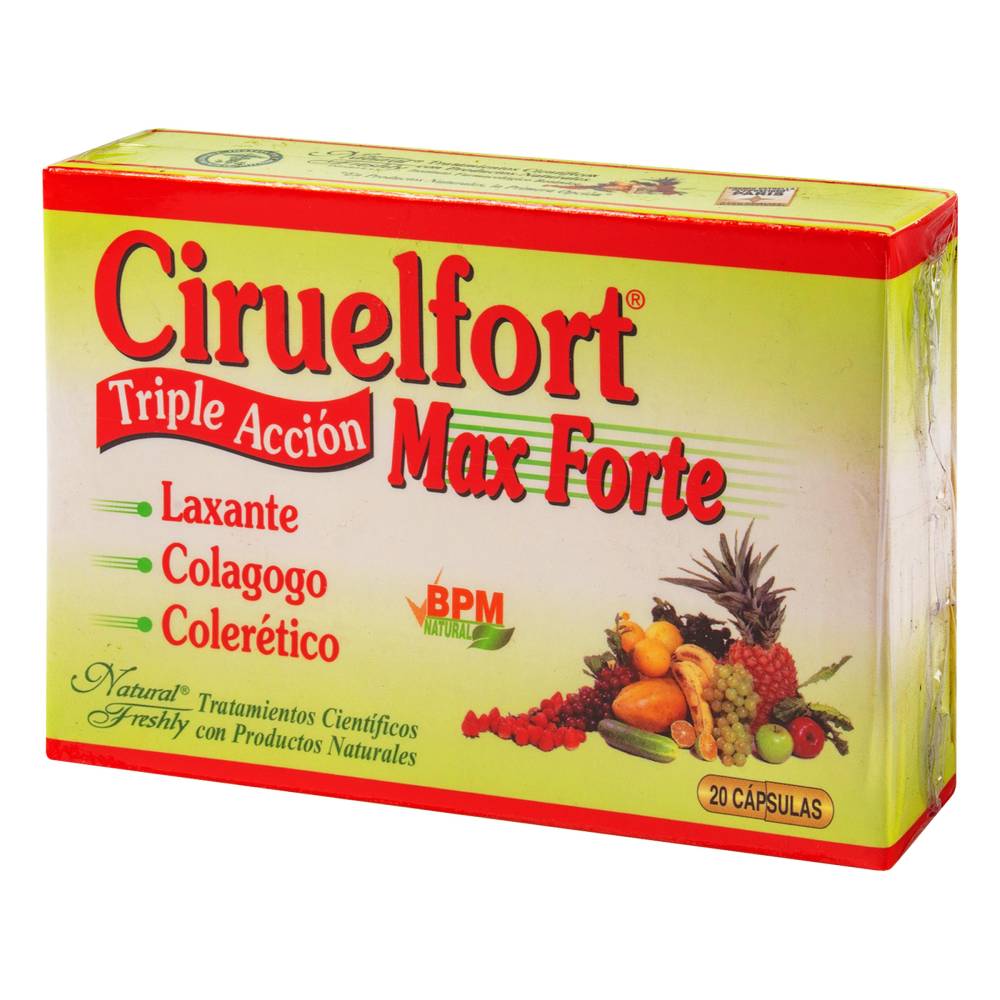 Ciruelfort Max Forte 20 Cápsulas Nf - Imagen 2