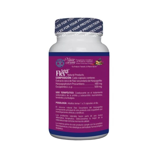 Harpagofito Flex Artrit 500 Mg 50 Capsulas Nf - Imagen 2